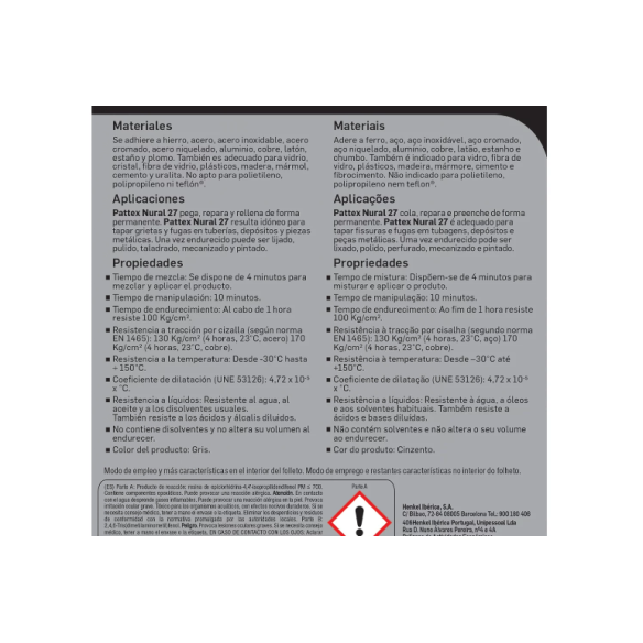 PATTEX NURAL-27 BL 22 ML