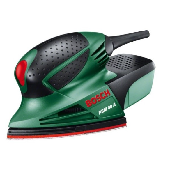 LIJADORA DELTA BOSCH PSM 80 A 80W 102X62/93MM C/MALETIN