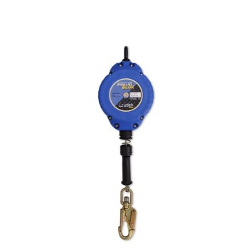 ANTICAIDAS REPOSICIÓN AUTOMÁTICA SEKURBLOK, CARTER SINTÉTICO, CON CABLE ACERO Ø4,5MM, LONGITUD 10M