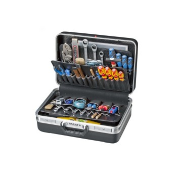 MALETA PLASTIC X-ABS NEGRA PROFESIONAL 171 PARAT