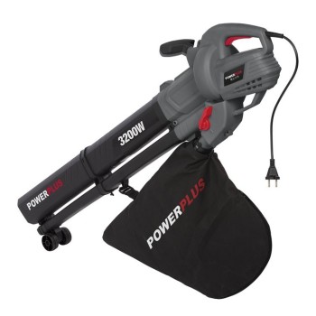 SOPLADOR ASPIRADOR TRITURADOR POWER PLUS POWEG9013 10M3/MIN 270KM/H 3300 W BOLSA 45 LT