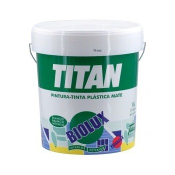 PINTURA FACHADAS BIOLUX  INT/EXT BLANCO MATE BOTE 15L