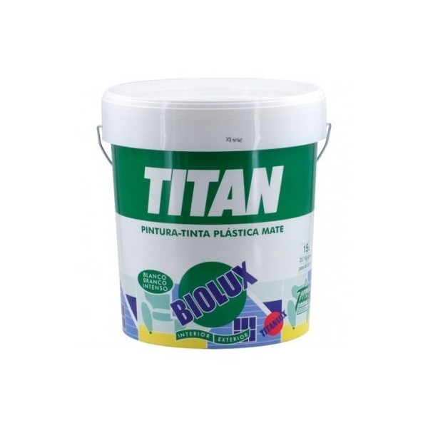 PINTURA FACHADAS BIOLUX  INT/EXT BLANCO MATE BOTE 15L