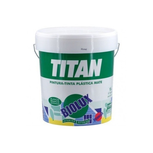PINTURA FACHADAS BIOLUX  INT/EXT BLANCO MATE BOTE 15L