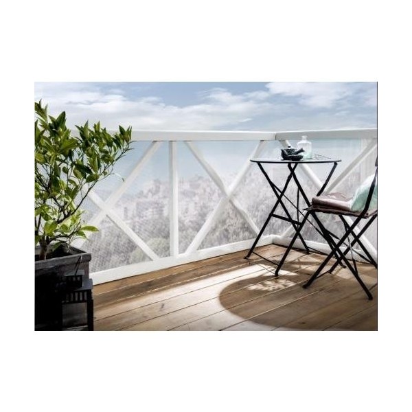 MALLA CUADRADA CUADRANET 5x5MM  1x5M BLANCO