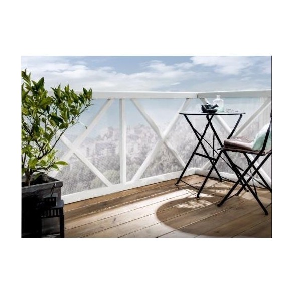 MALLA CUADRADA CUADRANET PREMIUM 20x20MM  1x25M BLANCO