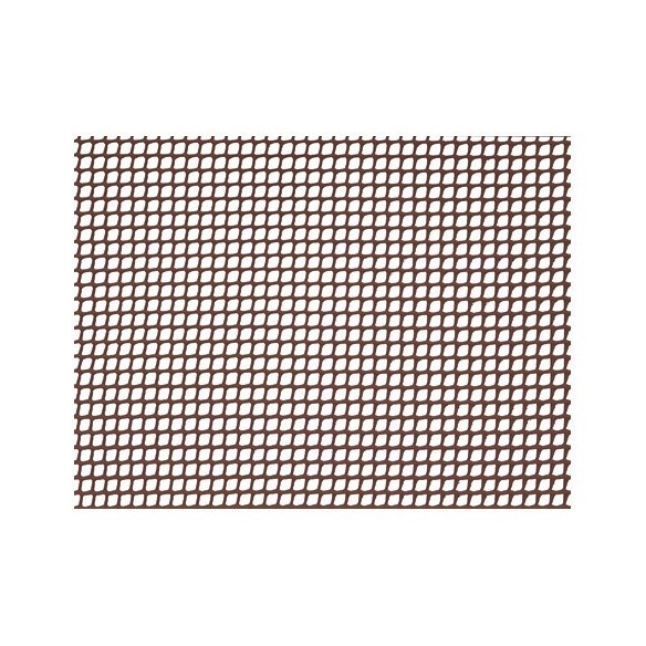 MALLA CUADRADA CUADRANET 10x10MM  1x5M MARRON