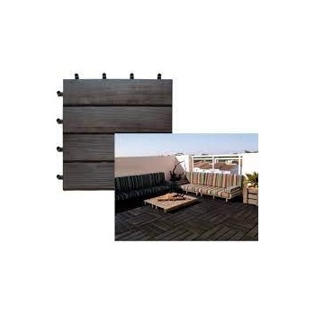 LOSETA PACK 6UNDS. NORTENE TERRANITE MARRON POLIPROPILENO 40X40 CM 2