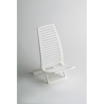 SILLA ALCO PLAYA 600 BLANCA POLIPROPILENO