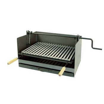 BARBACOA CAJON ELEVADOR PARRILLA INOX 61X40X33 IMEX