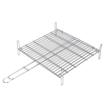 PARRILLA DOBLE INOX. 18/8 35X40