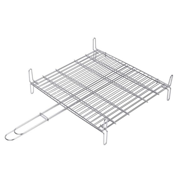 PARRILLA DOBLE INOX. 18/8 35X40