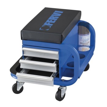 FERVI TABURETE PARA TALLER CON 3 CAJONES