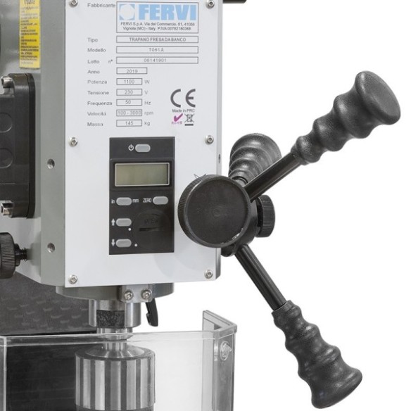 FERVI TALADRO FRESADOR DE BANCO POR ENGR