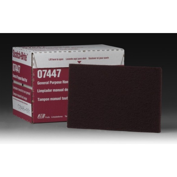 ESTROPAJO SCOTCH-BRITE 3M 7440 158X224MM MARRON HOJA