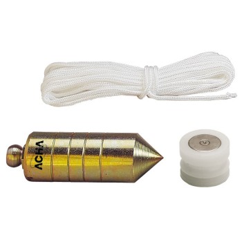 PLOMADA NUEZ ZINCADA MAGNETICA ACHA 55135D 5 M CUERDA 700G