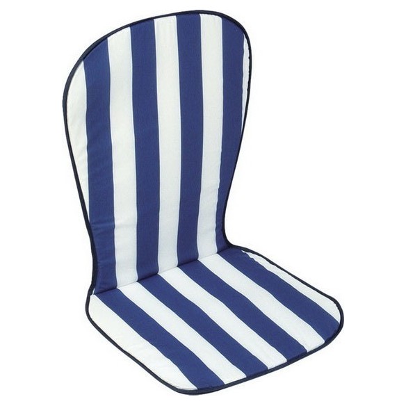 COJIN ALCO SILLA ACRILICO RESPALDO ALTO BLANCO/AZUL