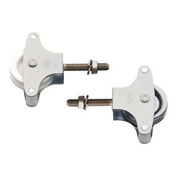 POLEA AMIG MOD.11 ACERO CON ROLDANA DE PLASTICO INCLUYE TORNILLO M7 Ø 39 ZINCADA