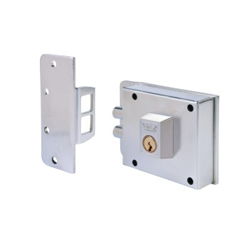 CERRADURA YALE 6 DE 10 IZQUIERDA HIERRO LATONADO