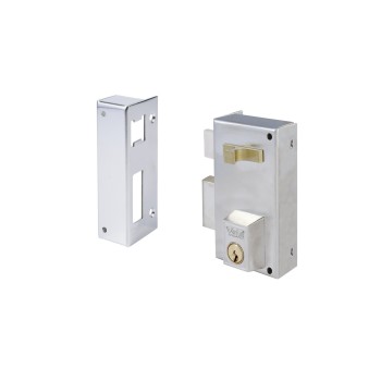 CERRADURA YALE 56-A DE 70 IZQUIERDA HIERRO LATONADO