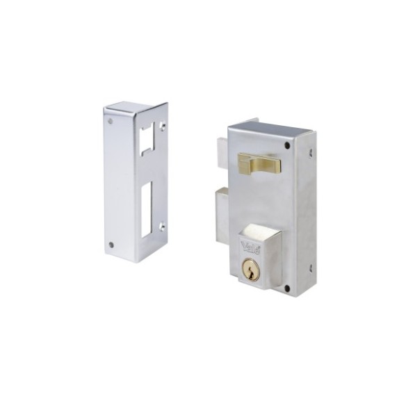 CERRADURA YALE 56-A DE 70 IZQUIERDA HIERRO LATONADO