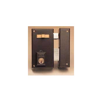 CERRADURA YALE 56-AP DE 70 DERECHA HIERRO LATONADO