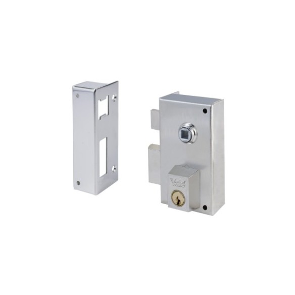 CERRADURA YALE 56-B DE 60 IZQUIERDA HIERRO LATONADO