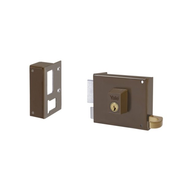 CERRADURA SOBREPONER YALE 125-P DE 8 IZQUIERDA