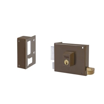 CERRADURA SOBREPONER YALE 125-P DE 12 IZQUIERDA