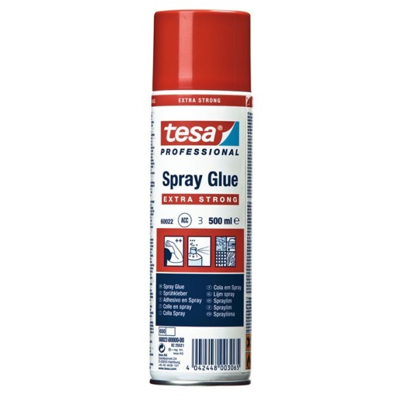 ADHESIVO SPRAY EXTRA FUERTE 500ML TRANS.