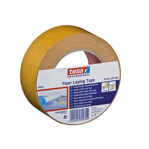 CINTA ESTANDAR TESAFIX MOQUETAS TESA 25 M X 50 MM BLANCA