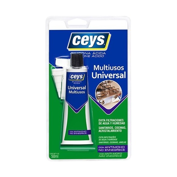 SILICONA UNIVERSAL TRANSLUCIDO 50ML CEYS