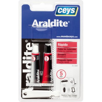 ADHESIVO EPOXI ARALDITE RAPIDO MINI 5+5ML CEYS