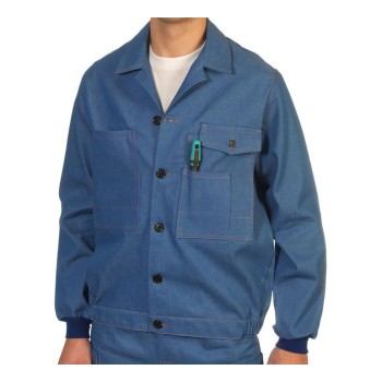 CHAQUETA VAQUERO C. ESTE ALGODON AZULINA T-52