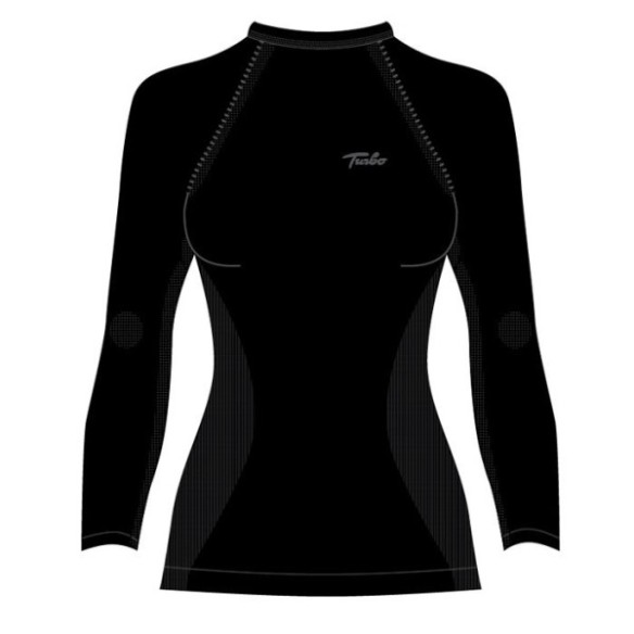 CAMISETA MUJER TURBO WORK THERMOLITE NEGRA T-L