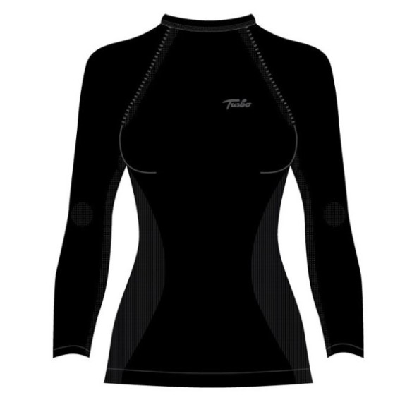 CAMISETA MUJER TURBO WORK THERMOLITE NEGRA T-M