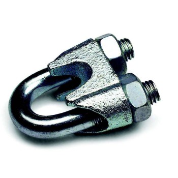 SUJETACABLES DIN 741 M 6 GALVANIZADO