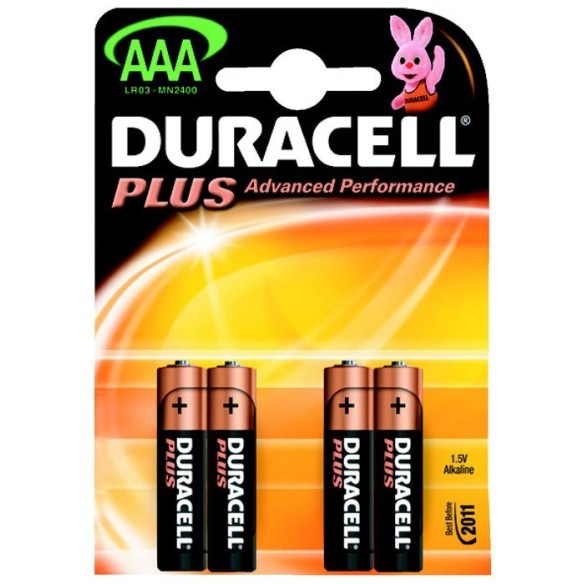 PILA ALCALINA PLUS POWER LR3 (AAA) 1.5V 4U