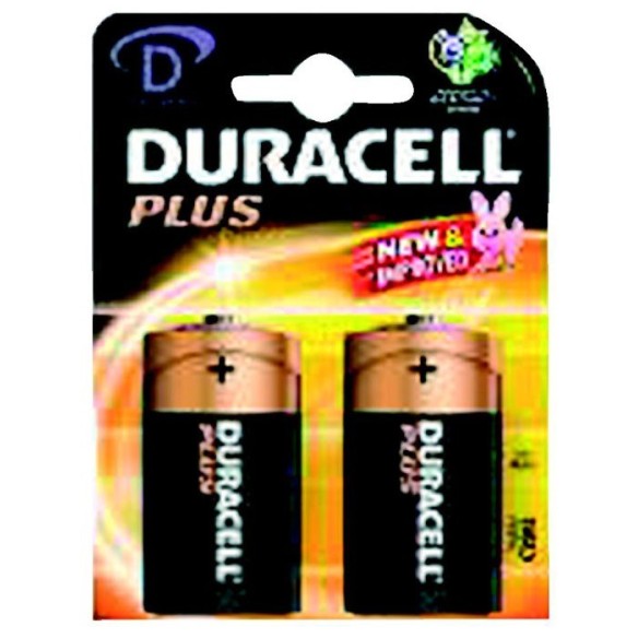 PILA ALCALINA PLUS POWER LR20 (D) 1.5V 2U