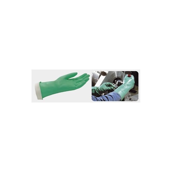 GUANTE ULTRANITRIL 492 T9-9.5 VERDE MAPA