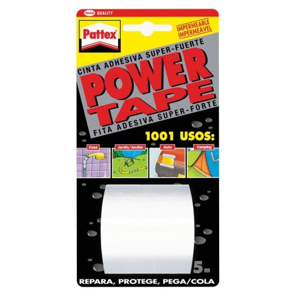 CINTA AMERICANA PATTEX POWER-TAPE  50X5M. BLANCO