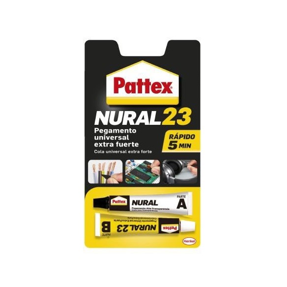 HENKEL PATTEX NURAL-23 ADHES.TRANSP. 22ML. 1671683/1858121