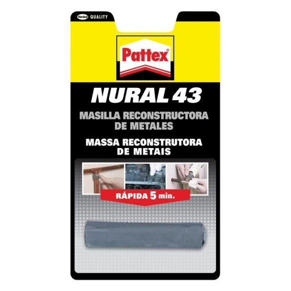 HENKEL PATTEX NURAL-43 BARRA 48 GR METALES