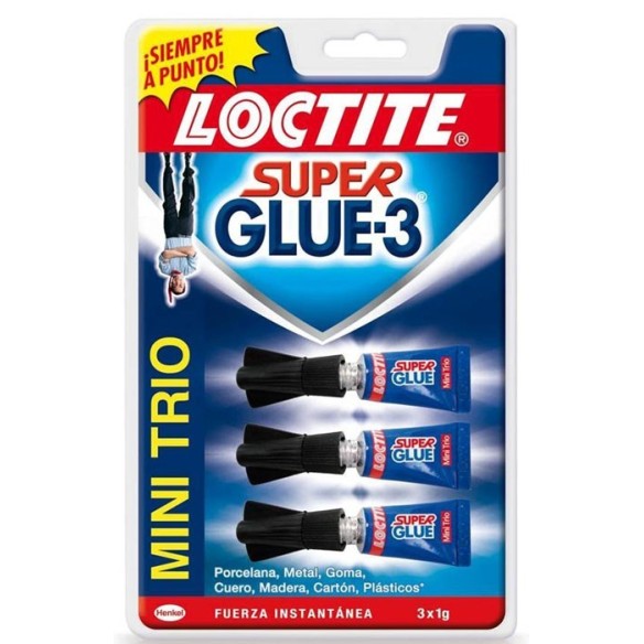 SUPER GLUE-3 MINI TRIO 3X 1GR