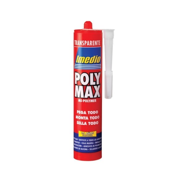 ADHESIVO POLY MAX TRANSPARENTE 300GR UHU IMEDIO