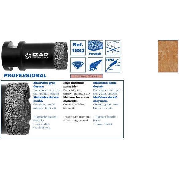 CORONA IZAR 1883 DIAMANTE PORCELANICO M14 12 MM