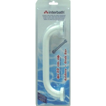 ASIDERO ACERO INOX 30CM BLANCO JIMTEN