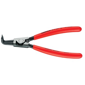 ALICATE KNIPEX ARANDELAS EXTERIORES 46 21 A01 PUNTA CURVA 125MM