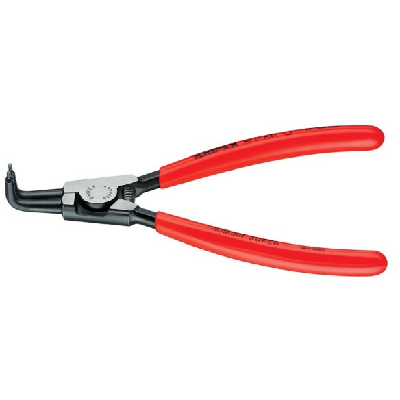 ALICATE KNIPEX ARANDELAS EXTERIORES 46 21 A01 PUNTA CURVA 125MM