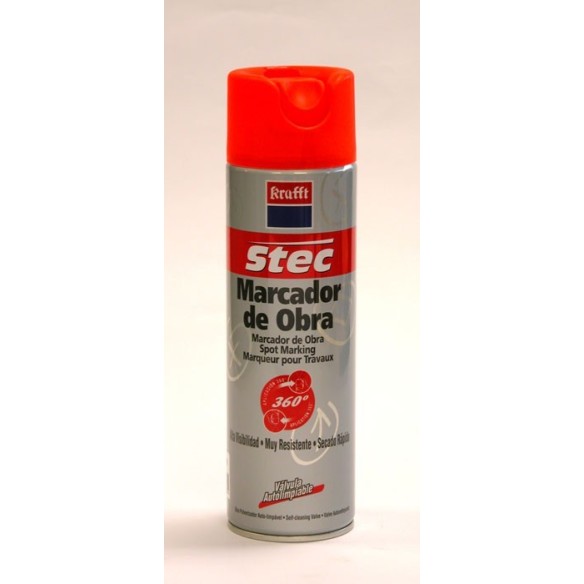 SPRAY MARCADOR OBRA KRAFFT 63335 650 ML NARANJA